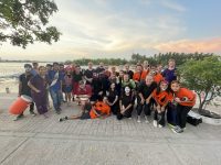 Group shot of the drama team in Mazatlan